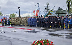 Выставка Росгвардии в нижегородском парке Победы