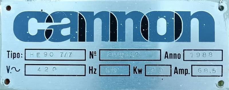 Заливочная машина Cannon HE 90/7-7